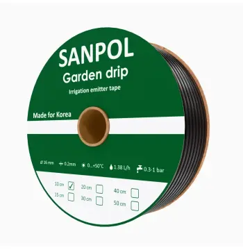 Стрічка Garden Drip емітерна 8 mil 10см 1.38 л/год.