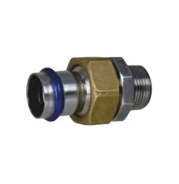 Американка ASG INOX тип V press steel ф 35x1 1/2"