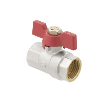 Кран шаровый Polmark BASE ВВ 1/2" бабочка PV01
