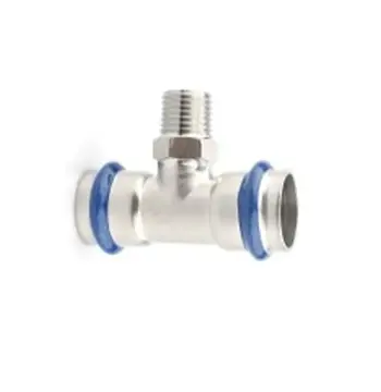 Трійник ASG INOX тип V press steel ЗЗ ф 28х1"