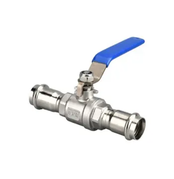 Кран кульовий ASG INOX тип V press steel ф 35мм