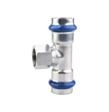 Трійник ASG INOX тип V press steel ВВ ф 54х3/4"