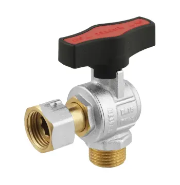 Кран кутовий кульовий з накидною гайкою Raftec GOLD PN64 ВЗ 1/2" GRGA1