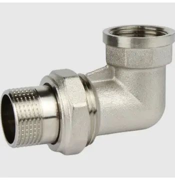 Американка кутова УЗКМ нікель ВЗ 1/2"