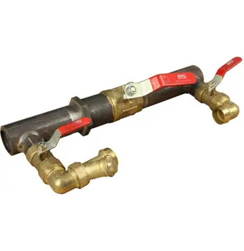Байпас в зборі ЭКО 1 1/2" кран короткий