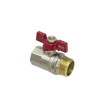 Кран кульовий ЭКО PN20 ЗВ 3/4" EKB-21 метелик