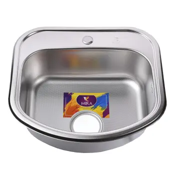 Мийка кухонна врiзна прямокутна 490x460х180 Decor MR 4946 D Mira