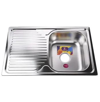 Мийка кухонна врiзна прямокутна з полицею 780х480х180 Satin MR 7848 E Mira