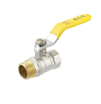 Кран кульовий ЭКО PN20 ЗВ 1/2" EKH-11-Y ручка