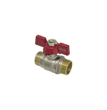 Кран кульовий ЭКО PN20 ЗЗ 1/2" EKB-111 метелик