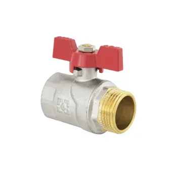 Кран кульовий Raftec RED PN40 ЗВ 1" метелик CBB-031