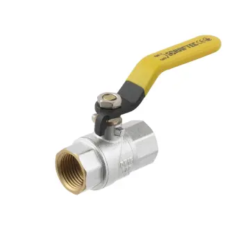 Кран кульовий Raftec YELLOW PN40 ВВ 1/2" ручка GRH1