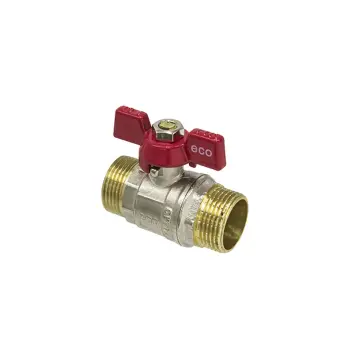 Кран кульовий ЭКО PN20 ЗЗ 3/4" EKB-222 метелик