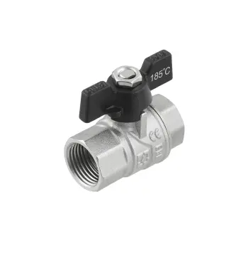 Кран кульовий Rafteс BLACK PN40 ВВ 1/2" метелик