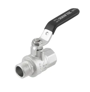 Кран кульовий Raftec BLACK PN40 ЗВ 1/2" ручка DRH11