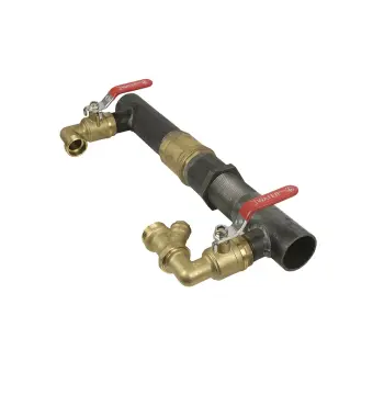 Байпас латунний в зборі ЭКО 1 1/2 " клапан короткий