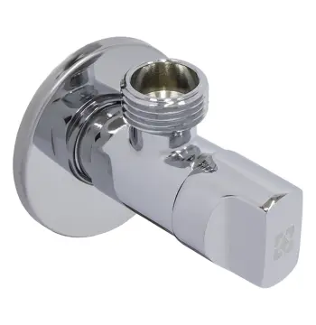 Кран кутовий з керамічним запірним елементом Raftec PN10 ЗЗ 1/2"x1/2" VKE7720