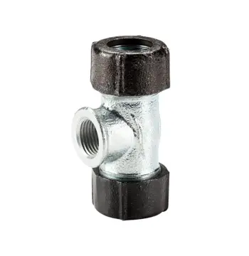 GEBO QUICK QT затискний трійник з різьбою DN15 19.7-21.8мм x1/2" x19.7-21-8мм