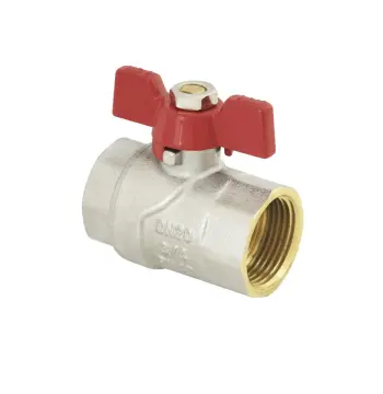 Кран кульовий Raftec RED PN40 ВВ 3/4" метелик CBB-02