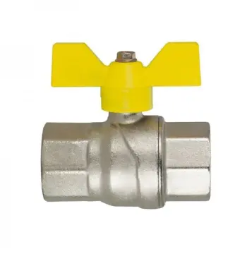 Кран кульовий ЭКО PN20 ВВ 3/4" EKB-02-Y метелик