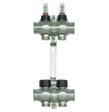 Колектор з витратомірами Raftec STEEL 1"х2 RC03-02