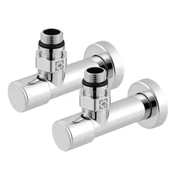 Кран вентильний кутовий Raftec PN10 ЗР 1/2"x1/2" RV-4012