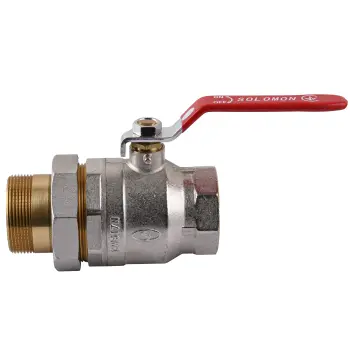 Кран шаровый прямой с американкой SOLOMON 2″ УСИЛЕННЫЙ 1042