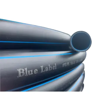 Труба ПНТ Blue Label rPE/PE100-GF PN12 ф 50x3.7 мм (бухта 100м)