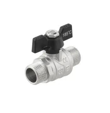 Кран кульовий Raftec BLACK DN15 ЗЗ 1/2’’ метелик DRB1111