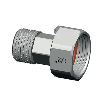 Полузгін з накидною гайкою для лічильника Raftec 3/4" пара HDV -2