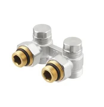 Вузол Raftec нижнього підключення радіатора кутовий 1/2"х3/4" HRKA11