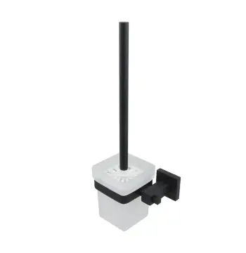 Ершик настенный VENTA V350B матовое стекло черный