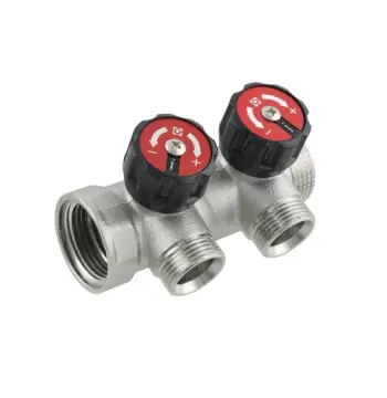 Колектор Raftec 1"x3/4" 2 виходи KV03022