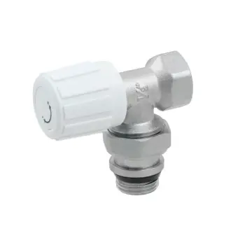 Кран радіаторний кутовий Вентельний PLM 1/2" подача PRAM01