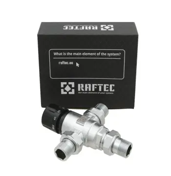 Трехходовой смесительно-распределительный клапан Raftec 3/4" RTSM02