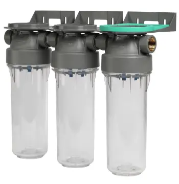 Колба механічного очищення прозора Ecosoft 2P TRIPLEX PET 3/4" 2,5"х10" 8 бар