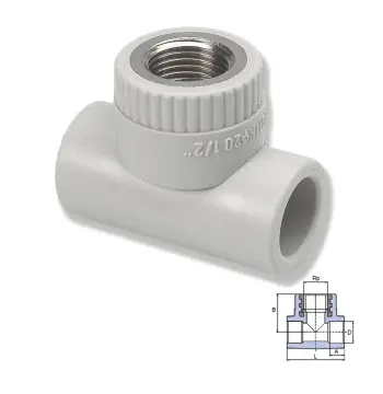 Трійник Ekoplastik 20х1/2" НН STKE02020X