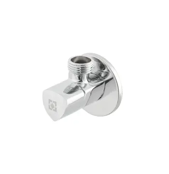 Кран приладовий кутовий Raftec Relo Silver mini 1/2" VKM80101