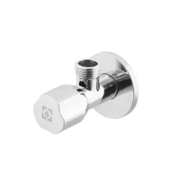 Кран приладовий кутовий Raftec Silver ABS handle 1/2" VMI0101