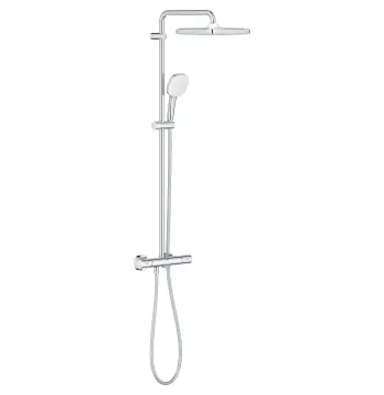 Душова система з термостатом для настінного монтажу Grohe Tempesta System 250 Cube (26689001)