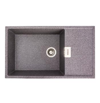Гранітна мийка для кухні Platinum 8650 DIAMOND матова (мікс)