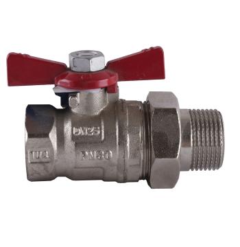 Кран кульовий ARCO 3/4″ SENA 154104 прямий з американкою (754104)
