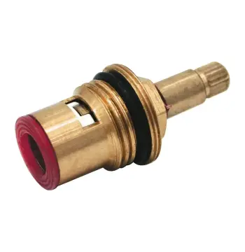 Кран-букса EUROPRODUCT KB-001-CER латунна 1/2" на 20 шліців з широкою спідницею (AC0529)