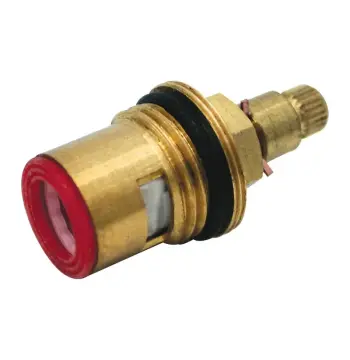 Кран-букса для змішувача EUROPRODUCT KB-004-CER латунна 1/2" на 24 шліци з короткою спідницею (AC0532)