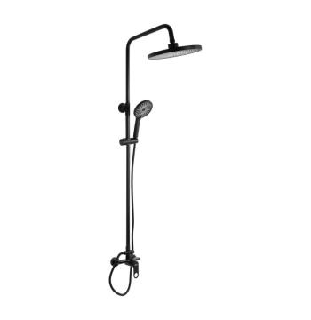 Душова система для душу Qtap Jay на два споживача QTJAY110BLM45550 Black Matt