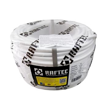 Провід ПВС RAFTEC 3х2.5 (круглий, багатожила, білий) 100 м