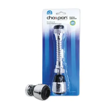 Аэратор Champion AE-007 латунный хромированный поворотный длинный M22/M24 (AC0553)