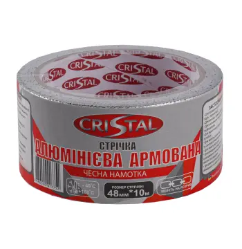 Стрічка алюмінієва армована CRISTAL 48мм х 10м