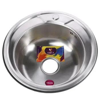 Мийка кухонна врiзна кругла 490х180 Matt MR 490 M Mira