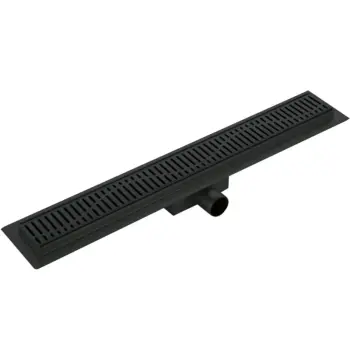 Душовий трап KOER FD35-70x500-BLACK з нерж. сталі SUS304 70x500мм (Колір чорний) (AC0624)